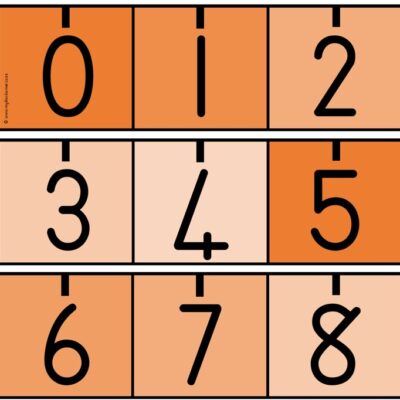 Getallelyn 1-50/Number Line 1-50