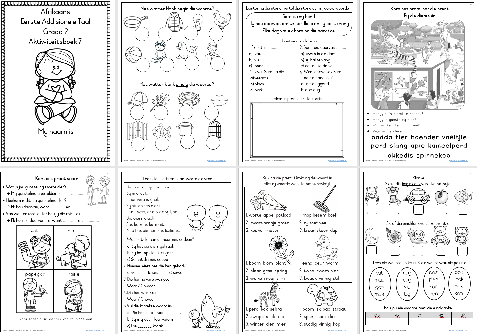 Graad 2 Afrikaans (EAT) Aktiwiteitboek 7 - Image 2