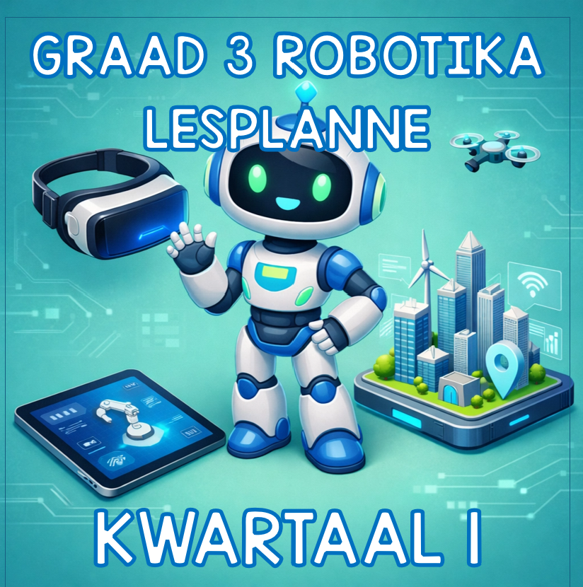 Graad 3 Kodering & Robotika Lesplanne, Werkkaarte & MEMO Kwartaal 1