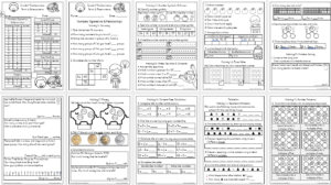 (2024) Grade 1 Mathematics Term 4 ASSESSMENT - My Klaskamer