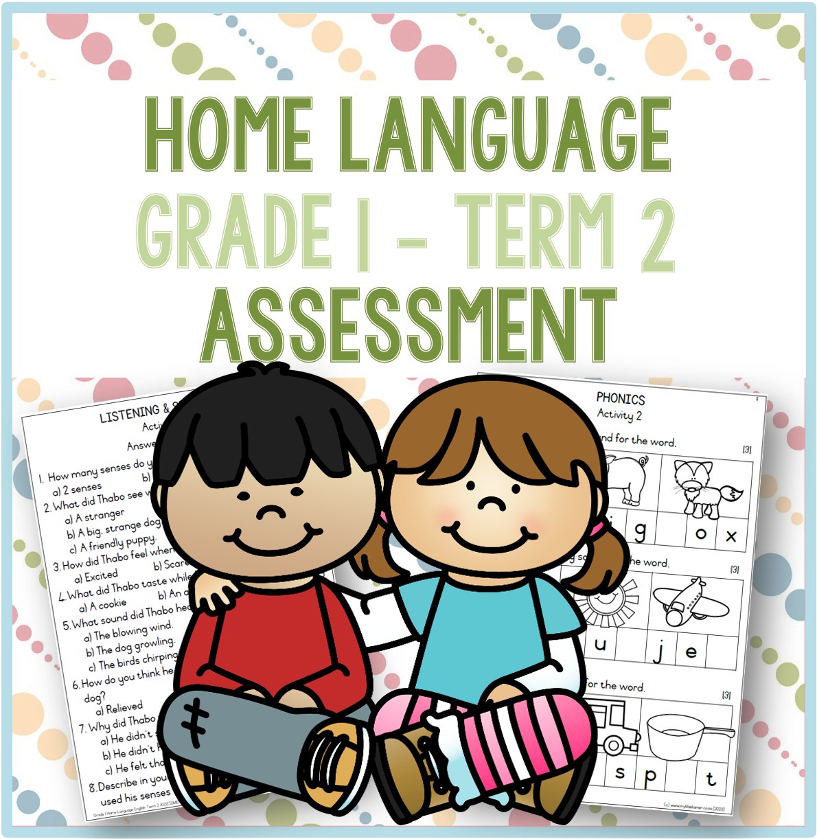 (2023) Grade 1 Home Language Term 2 ASSESSMENT