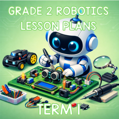 Grade 2 Coding & Robotics Lesson Planning & Worksheets Term 1