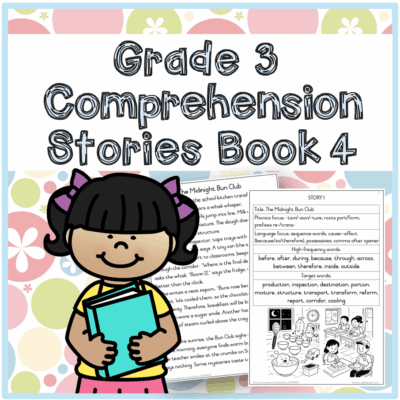 Grade 3 Comprehension Stories Book 4