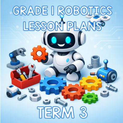 Grade 1 Coding & Robotics Lesson Planning & Worksheets Term 3