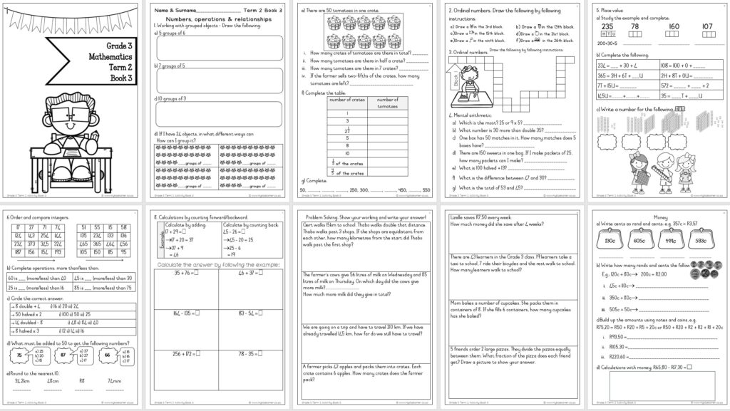 Mathematics Grade 3 Activity Book Term 2 - My Klaskamer
