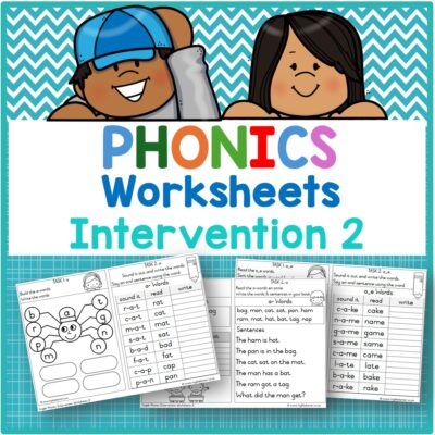 English Phonics Intervention Worksheets 2