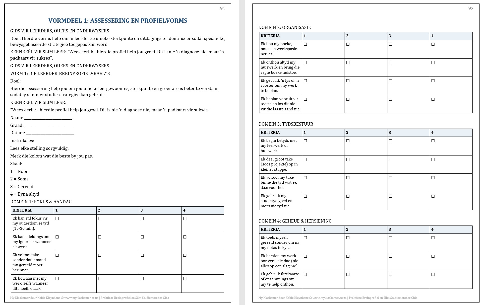 STUDIEGIDS: PRAKTIESE BREINPROFIEL EN SLIM STUDIEMETODES - Image 5