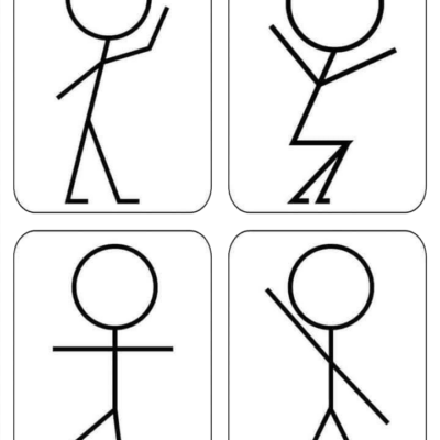 Movement Cards/Bewegingskaarte