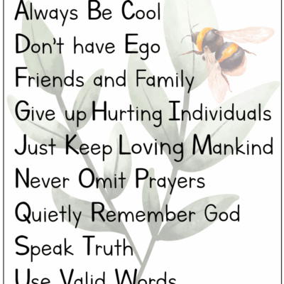 The ABC of Living
